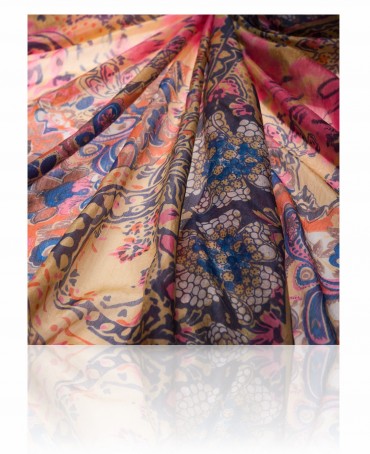 Палантин Женский S-PAISLEY.ANIMAL/GOLD